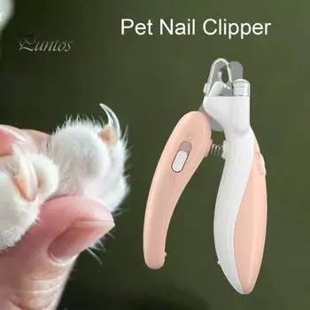 Машинки для стрижки когтей домашних животных со встроенной светодиодной подсветкой. Защитные ограждения. Машинки для стрижки когтей для домашних животных с подсветкой. Триммеры для когтей повышенной видимости. Инструмент для ухода за ногтями для домашних