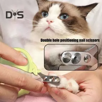 Машинки для стрижки кошачьих когтей с круглым отверстием, эргономичные лезвия с двойным отверстием, принадлежности для ухода за домашними животными, триммеры для стрижки домашних животных для кошек и собак розовый