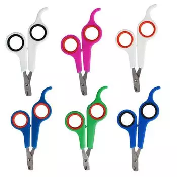 Машинки для стрижки ногтей домашних животных для собак, кошек, кроликов, триммеры для ухода за когтями, ножницы, резак One Size синий/чёрный