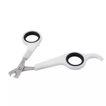 Машинки для стрижки ногтей домашних животных, ножницы, триммер, когти для животных, собак, кошек, птиц, пальцев ног 1pcs чёрный/белый