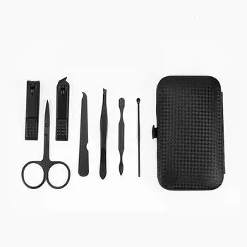 Машинки для стрижки ногтей из нержавеющей стали, ножи для педикюра, кусачки для стрижки ногтей, набор ножниц для ногтей, 7 шт., маникюрные инструменты, полный набор