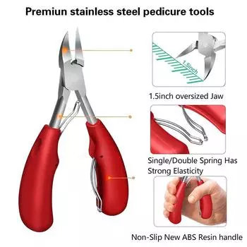 Машинки для стрижки ногтей Ramidos, прецизионная обрезка розового золота для толстых ногтей или вросших ногтей на ногах One Size