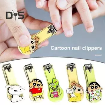 Машинки для стрижки ногтей с героями мультфильмов, острые лезвия из нержавеющей стали, портативный складной кусачки для ногтей, легкие маникюрные машинки для стрижки ногтей для путешествий, взрослых, студентов A