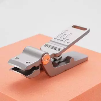 Машинки для стрижки ногтей в форме крокодила, маникюрные ножницы из нержавеющей стали с толстыми твердыми пальцами, инструменты для педикюра с защитой от брызг серебряный