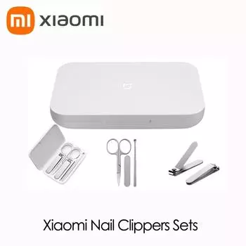 Машинки для стрижки ногтей Xiaomi Mijia из нержавеющей стали, 5 шт./компл., триммер для ухода за педикюром, машинки для стрижки ногтей, профессиональные инструменты для красоты