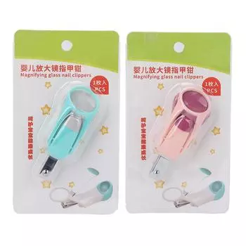 Машинки для стрижки ногтей Zoom Легкие маникюрные машинки Zoom с увеличительным стеклом для малышей в возрасте Green Grey Green + Grey