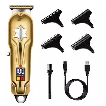 Машинки для стрижки волос для мужчин Профессиональные аккумуляторные машинки для стрижки волос Триммер перезаряжаемый