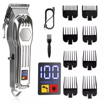 Машинки для стрижки волос для мужчин, триммер «все в 1», беспроводной триммер для бороды, набор для парикмахерской стрижки, уход за волосами