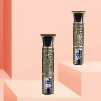 Машинки для стрижки волос машинка для стрижки волос карвинг профессиональный лысый фейдер домашний большой экран цифровой дисплей электрическая машинка для стрижки волос циан