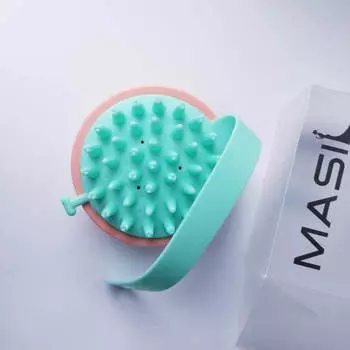 Masil ЩЕТКА ДЛЯ МАССАЖА ГОЛОВЫ, 3D трехмерный дизайн, KBeauty, корейская косметика, образец