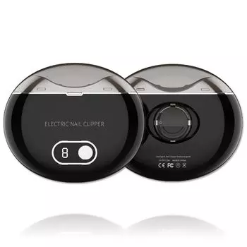 Masinca электрическая машинка для стрижки ногтей безопасная и автоматическая машинка для стрижки ногтей, легкая большая машинка для стрижки ногтей с низким уровнем шума 45 дБ, подходит для и чёрный