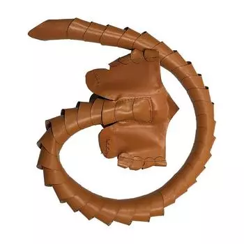 Mask Alien Facehugger Leather Halloween Prop Costume Accessory Scary Face Hugger