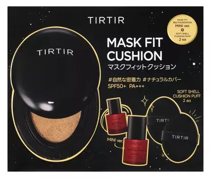 MASK FIT CUSHION SET 02 Mask Fit Cushion Set Red Foundation Mini 10ml 2 MASK FIT 23N [TIRTIR] [TIRTIR] (18g + + puffs)