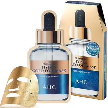Маска AHC Premium Hydra Gold Foil, 5 шт., 1 шт.