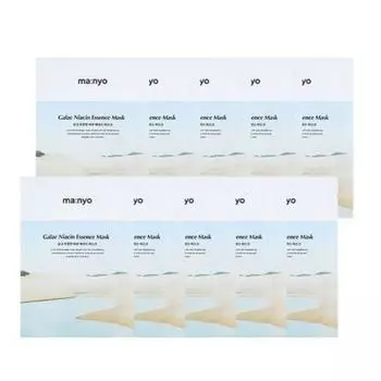 Маска-эссенция с ниацином и галаком Manyo Factory, 10 шт.