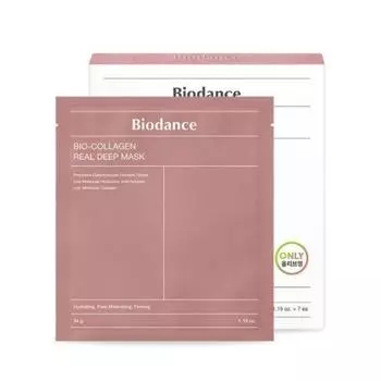 Маска Biodance Bio Collagen Real Deep Mask 7 листов, 1 шт, 7 шт