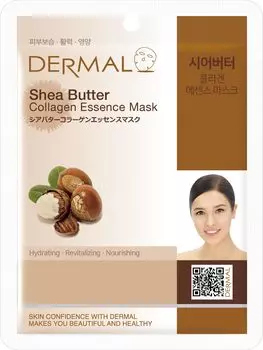 Маска Butter 100 Sheet Mask с маслом ши 100 шт. Маска для лица с дермальным эффектом [Ши шт.]