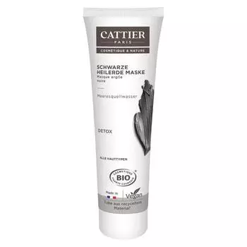 Маска Cattier Black Clay Mask Смываемая упаковка 100 мл
