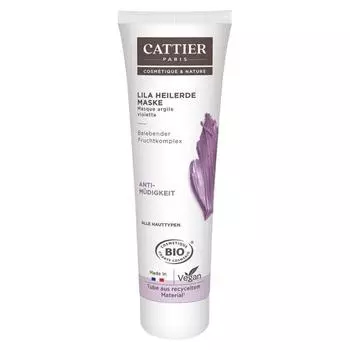 Маска Cattier Violet Clay Mask Смываемая упаковка 100 мл
