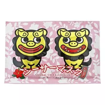 Маска Churara Shisa красная, 2 шт., 2 шт.