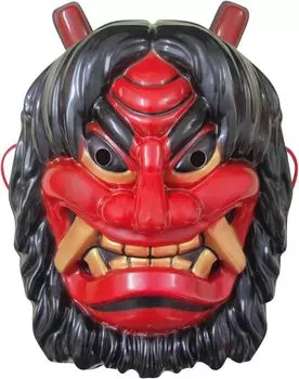 Маска демона Маска демона Сетсубун Маска для лица демона Косплей Аксессуары Маска Сетсубун Маска для метания бобов Маска для убийства демонов Сетсубун День Тэнгу Кагура Маска