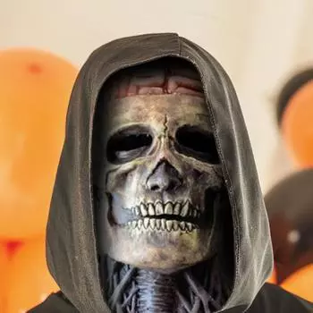 Маска демона на Хэллоуин, ужас, голый мозг, зомби, латекс, страшная маска, костюмы для косплея на Хэллоуин, маска черепа, скелет, реквизит для маскарада