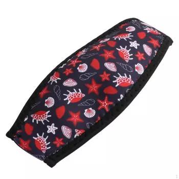 Маска для дайвинга с ремешком из неопрена, мягкий чехол для взрослых Peak Pitch Pitcher Hair Style A