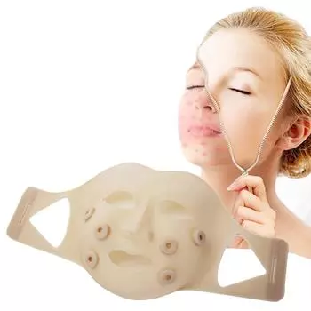 Маска для фотонной терапии красного света, вибрационный массажер для лица с акупунктурой и контроллером, средство для уменьшения прыщей на лице, инструмент для ухода за кожей против морщин розовый