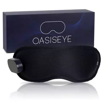 Маска для глаз Hot Eye Mask перезаряжаемая маска для сна Oasis Eye Eye Mask Hot OASISEYE Cordless x Gift Present [Heat Vibration]