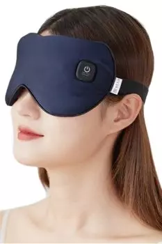 Маска для глаз Hot Eye Mask USB перезаряжаемая маска для глаз беспроводная для сна шелковистая текстура регулировка температуры автоматическое отключение питания hot eye [stand rest] (военно-морской флот)