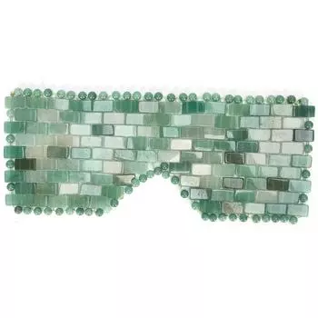 Маска для глаз Массажер для лица Натуральный нефрит Успокаивает усталость Уменьшает сон Расслабляющий уход ИнструментXiuyan