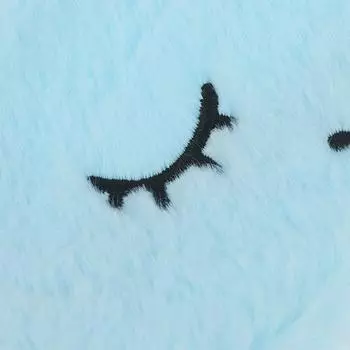 Маска для глаз с повязкой на глаза, мультяшная маска для глаз, ресницы, тени для сна, повязка на глаз для сна белый