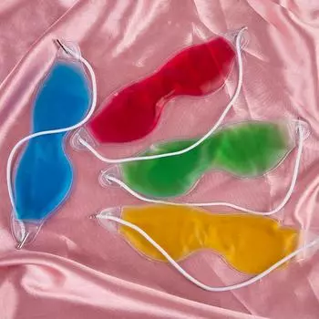 Маска для глаз Снимает усталость Гелевая маска для глаз 24*10cm синий