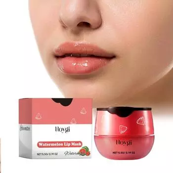 Маска для губ с арбузом увлажняет и уменьшает морщины на губах