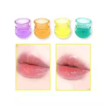 Маска для губ Увлажняющий Увлажняющий Отшелушивающий Антифриз Сухие Трещины Увядает Линии губ Губная помада #2