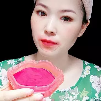 Маска для губ, женская осенне-зимняя маска для ухода за кожей, увлажняющая маска для губ, розовая маска для губ, флакон 20 штук