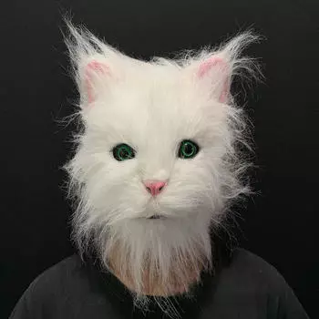 Маска для Хэллоуина, косплей, кошка, товары для вечеринок, фестиваль, сценическое представление