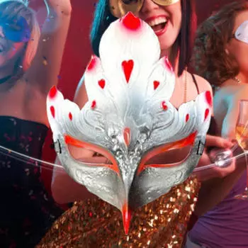 Маска для косплея, ночной клуб, нарядное вечерние, карнавальное шоу с ремнями, костюм для ролевых игр серебряный