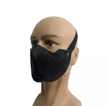 Маска для косплея Зимнего солдата — реквизит для костюма на Хэллоуин по мотивам фильма «Мстители»