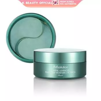 Маска для кожи вокруг глаз JM Solution Marine Luminous Pearl Deep Moisture Eye Mask 60 шт., с высококонцентрированной эссенцией, балансирует влажность, помогая поддерживать увлажненность кожи