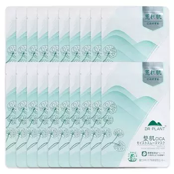 Маска для лица DR PLANT Содержит CICA Мягкий лист тофу прилегает к лицу Насыщен сывороткой Высокоувлажняющий Индивидуальная упаковка Сухая кожа Чувствительная кожа