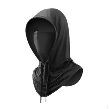 Маска для лица, дышащий шейный удобный шарф, шарф для кемпинга и спорта светло-серый