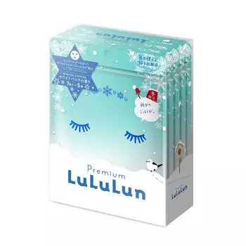 Маска для лица Face Pack Premium Lululun Snow vanilla 7 шт x 5 пакетиков (белый аромат)