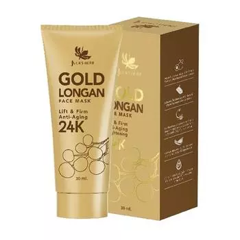 Маска для лица Jula s Herb Gold Longan, лифтинг и упругость, омолаживающая, 30 мл. 30 ml.