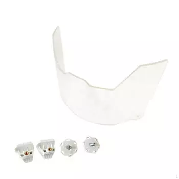 Маска для лица, козырек, шлем, очки, солнцезащитный чехол для хоккея с шайбой, бейсбола белый