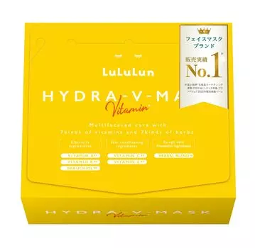 Маска для лица LuLuLun LuLuLun Hydra V Mask 28 шт. белый