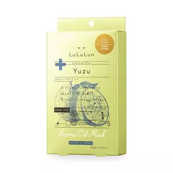 Маска для лица Lululun Plus Юдзу (5 упаковок)