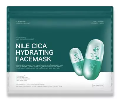 Маска для лица NILE Shika Face Mask Skin Trouble Care 30 шт.