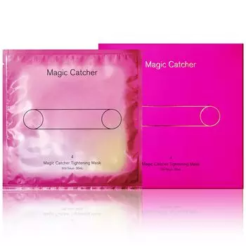 Маска для лица премиум-класса SISI Magic Catcher 30 мл x 4 шт., подтягивающая, прозрачная, бьюти-набор