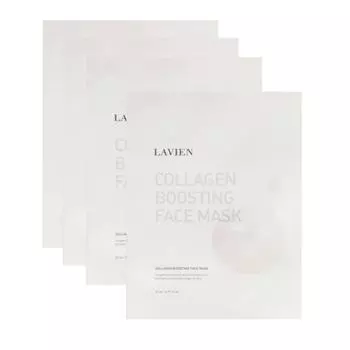 Маска для лица Ravien Collagen Boosting, упаковка 27 мл, 4 листа, 1 шт., 1 шт.